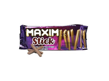 Elvan Maxim Stick Çikolata Kaplamalı Parmak Bisküvi 103 Gr. (1 Paket)