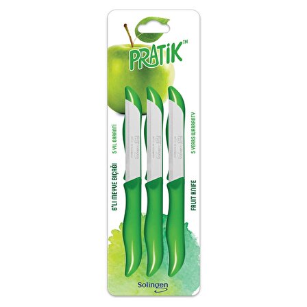 Pratik Plastik Saplı 6Lı Meyve Bıçak Seti 43025