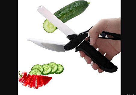 Mutfak Makası Sebze Kesme Makası Sebze Doğrayıcı & Sebze Dilimleme Makası Bıçağı
