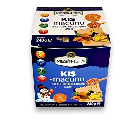 Mesiri Şifa Zencefilli Bitkisel Karışımlı Kış Macun 240 gr