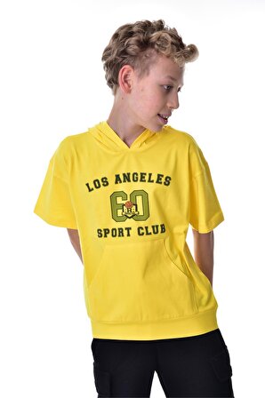 SARI Kapüşonlu T-Shirt Los Angeles 60