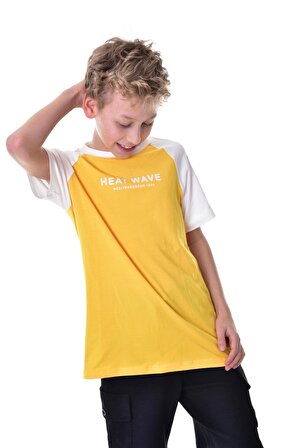 SARI Reglan Kol T-Shirt Heat Wave