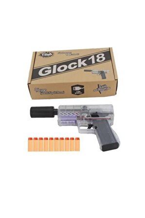 Şarjlı Tam Otomatik Sünger Atan Tabanca Glock 18