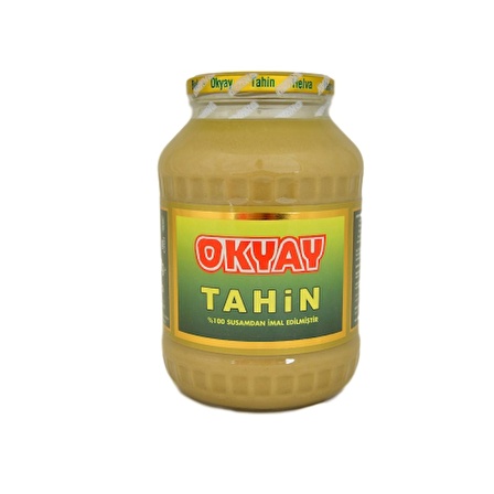 TAHİN OKYAY 1.50 KG CAM  KAVANOZ TAHİN