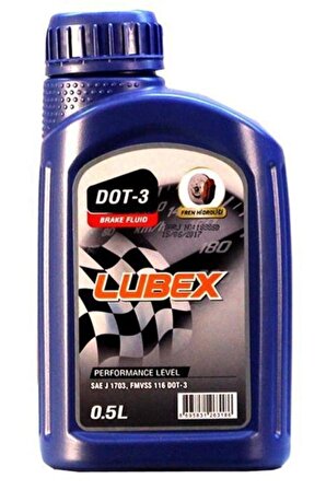 Lubex Dot 3 Fren Hidrolik Yağı 0,5lt