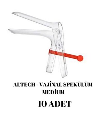 ALTECH - VAJİNAL SPEKÜLÜM MEDİUM - 10 ADET