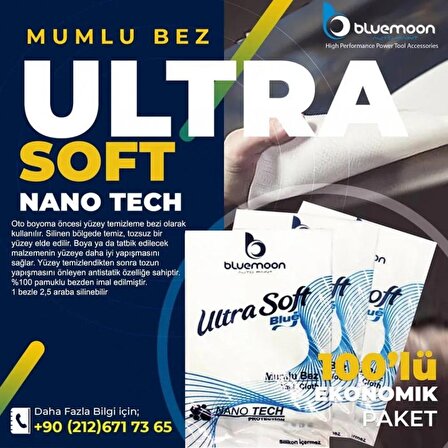 Bluemoon Ultra Soft Nano Tech Mumlu Bez 100'lü Koli