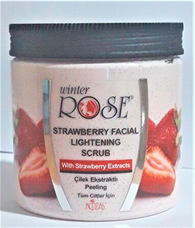 WINTER ROSE Strawberry Facial Lightening Scrub/ Çilek Ekstraktlı Peeling 500 gr
