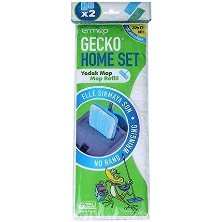 Ermop Gecko Mikrofiber Tablet Mop Yedek 2+2 Adet Yedek