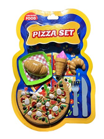 Tableware Food Küçük Pizza Seti (Kartela)