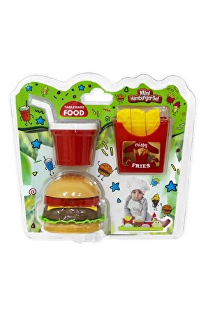 Uçar Oyuncak Mini Hamburger Seti