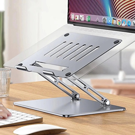 18 İnç Ayarlanabilir Metal Alüminyum  Laptop Notebook Standı Blt-32