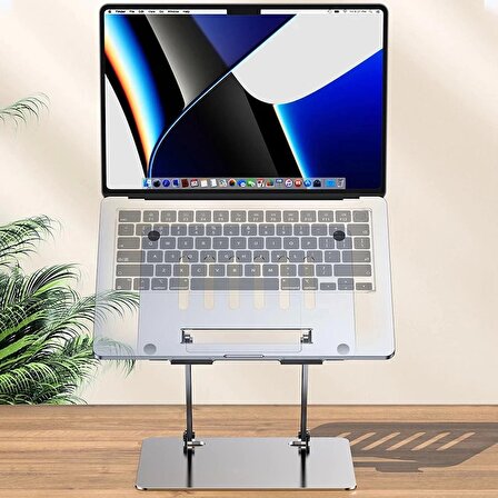 18 İnç Ayarlanabilir Metal Alüminyum  Laptop Notebook Standı Blt-32