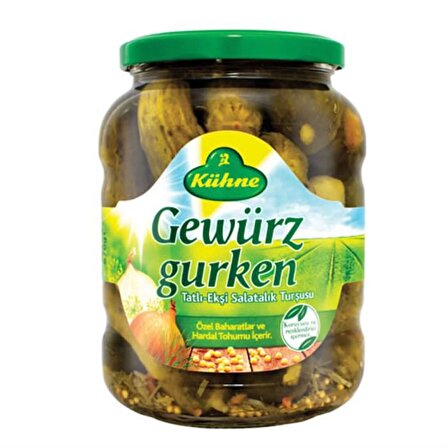 Kühne Alman Tipi Salatalık Turşusu 370 ml 