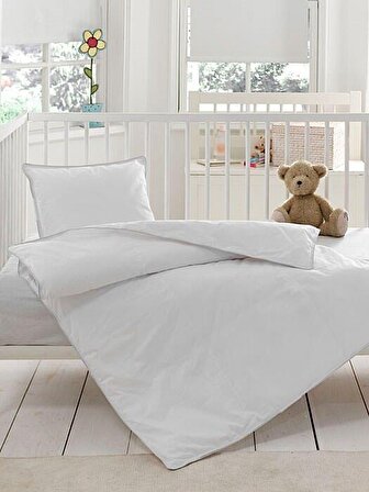 Taç Bebek Yastık 35x45 cm Beyaz