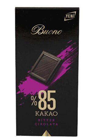 %85 5 Adet Kakaolu Bitter Çikolata 100gr
