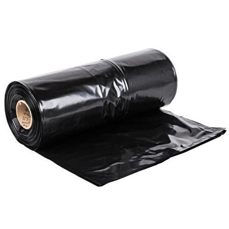 Norm Endüstriyel Jumbo Çöp Torbası Poşeti - 2 Kat - Siyah - 500 Gr. - 80 x 110 Cm. / 1 Rulo