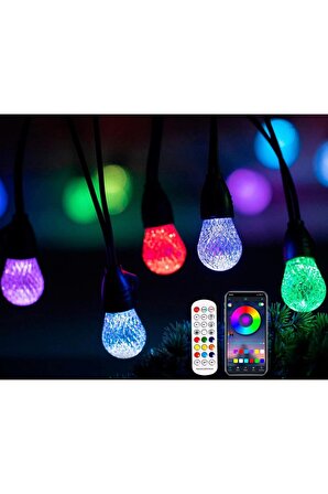 Dış Mekan 25 LED Kristal LED Işık Su Geçirmez IP65 Aydınlatma (Bahçe, Ağaç, Veranda, Düğün, Parti)