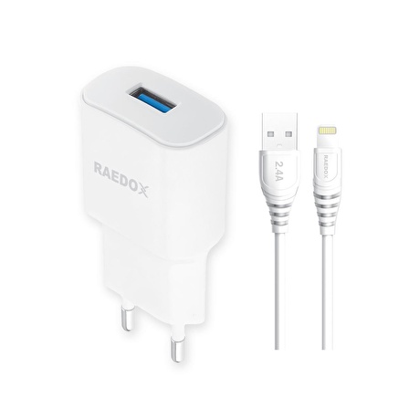 Raedox 10W 2.4A Lightning Duvar Şarjı