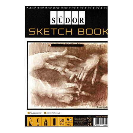 Südor Spiralli A4 100gr 50yp Sketch Book MN21-4