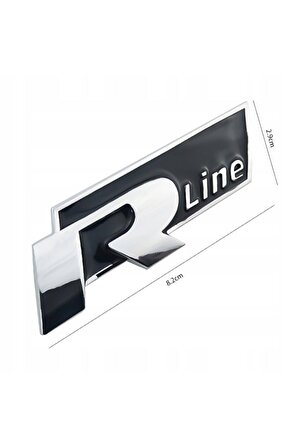 R-line Yapıştırmalı Logo-siyah / Yacı147