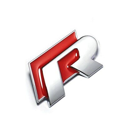 R civatalı ön panjur logosu-kırmızı / YACI155