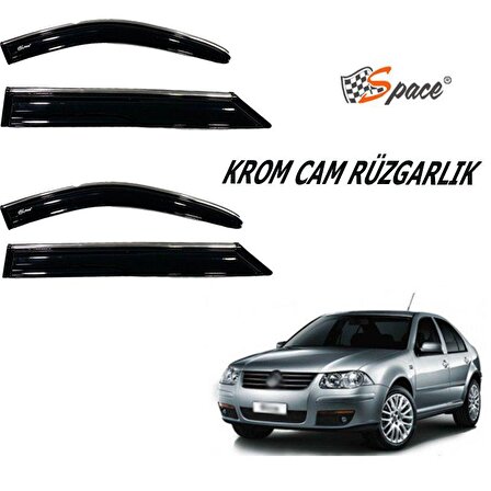 Volkswagen Bora Krom cam rüzgarlığı 1.2mm  4'lü / CARU439