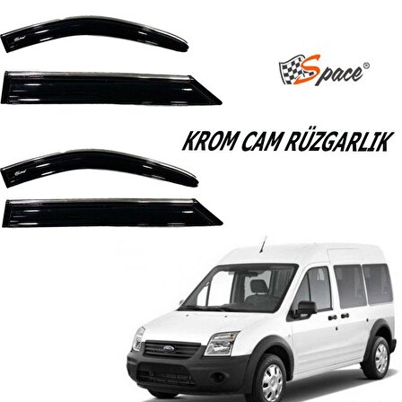 Ford Connect Krom cam rüzgarlığı 1.2mm 2008-2014 2'li / CARU463