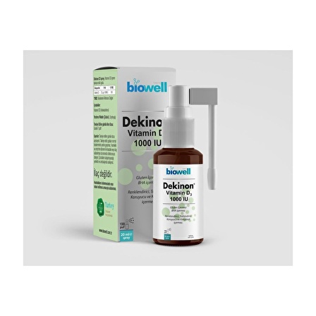 Dekinon D3 Sprey Dekinon Vitamin D3 1000 IU Sprey