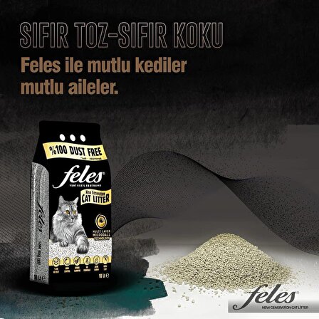 Feles Kedi Kumu 10 lt %100 TOZSUZ