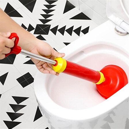  Tuvalet Pompası Mutfak Banyo Klozet Lavabo Açıcı Gider Açıcı Pompa Tıkanık Lavabo Açma