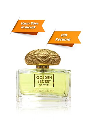 Free Love Golden Secret EDP Meyvemsi Kadın Parfüm 100 ml  