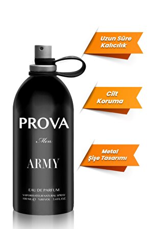 Prova Army EDP Çiçeksi Erkek Parfüm 100 ml  