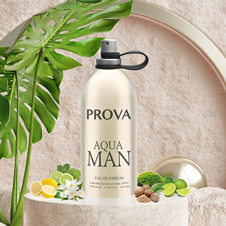 Prova Aqua Man EDP Çiçeksi Erkek Parfüm 120 ml  