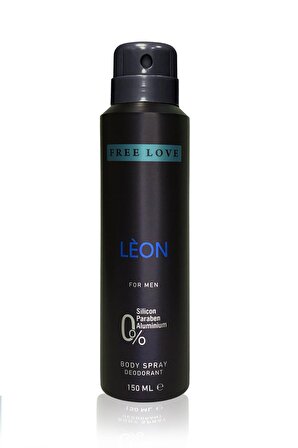 Free Love Leon Pudrasız Erkek Sprey Deodorant 150 ml