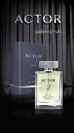 Actor Cool EDT Baharatli Erkek Parfüm 100 ml  