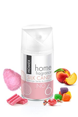Homex Oda Kokusu Sprey Silk Candy 3 x 260 ml Makine Yedek