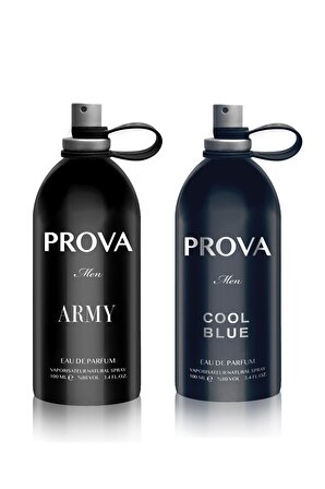 Prova Army ve Cool Blue EDP Erkek Parfüm Seti 2 x 100 ml