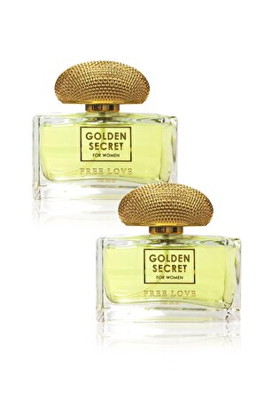Free Love Golden Secret EDP Meyvemsi Kadın Parfüm 2x100 ml  