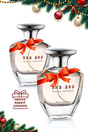 The End Sevgililer Günü Özel Edt Kadın Parfüm Seti 100 ml x 2 Adet
