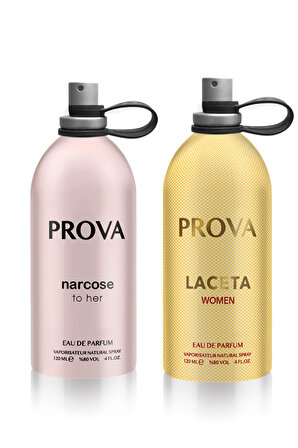 Prova Narcose ve Laceta EDP Kadın Parfüm Seti x2 120 ml