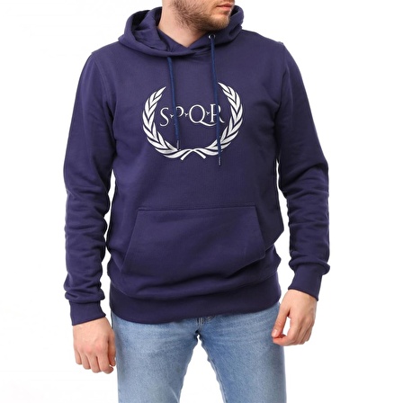 Raru TILYA - Erkek Lacivert Spor Sweatshirt - SQKS101-193