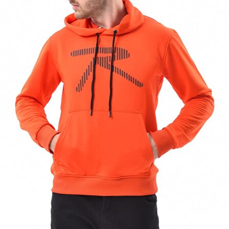 Raru VIRTUS - Erkek Oranj Spor Sweatshirt - RKPS101-019