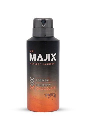 Majix Chocolate Pudrasız Erkek Sprey Deodorant 150 ml