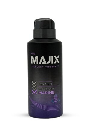 Majix Marine Pudrasız Leke Yapmayan Erkek Sprey Deodorant 150 ml