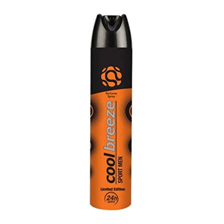 Cool Breeze Sport Pudrasız Ter Önleyici Leke Yapmayan Erkek Sprey Deodorant 200 ml