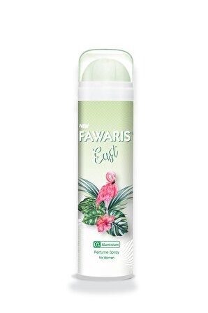 Fawaris East Pudrasız Leke Yapmayan Kadın Sprey Deodorant 150 ml