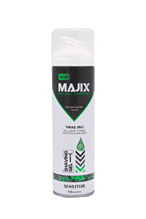 Majix Tıraş Jeli Sensitive 200 ml