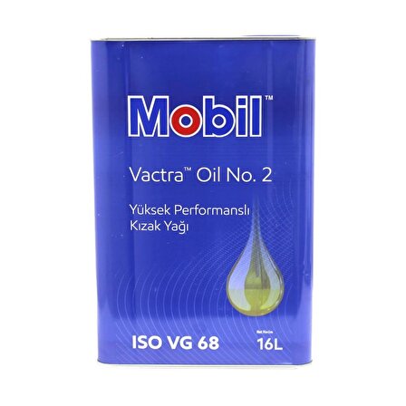 Mobil Vactra Oil No:2 16 Lt Yüksek Performanslı Kızak Yağı