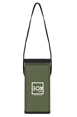 Box&Box Plaj, Piknik, Kamp Çantası, Yeşil, 6 Litre, Termal Korumalı (Sıcak Soğuk Thermo Bag)